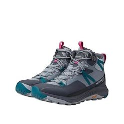 Buty trekkingowe Merrell Siren 4 Mid Gore-Tex Kobieta Szary. Szare obuwie trekkingowe damskie Merrell, z gore-texu, bez zapięcia. Za 719.20 zł.