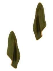 TATUUM Kolczyki w kolorze khaki rozmiar: onesize. Brązowe kolczyki damskie TATUUM, metalowe. Za 73.93 zł.