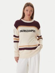 Patrizia Pepe Sweter 2K0352/K298-YA34 Écru Regular Fit. Swetry klasyczne damskie Patrizia Pepe, z syntetyku, bez kołnierzyka. Za 1,109.00 zł.