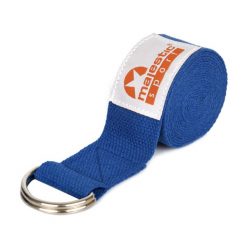 Pasek do jogi Majestic Sport YOGA niebieski. Niebieskie paski damskie MAJESTIC SPORT, bez wzorów. Za 24.99 zł.
