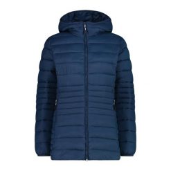 Długa kurtka puchowa z kapturem na zamek Sorona Aura damska CMP. Niebieskie kurtki damskie CMP, bez wzorów, z puchu, z kapturem. W wyprzedaży za 469.50 zł.