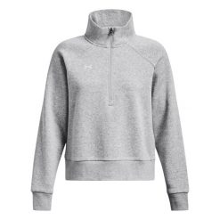 Damska bluza polarowa 1/2 z zamkiem błyskawicznym Under Armour Rival. Białe bluzy damskie Under Armour, l, bez wzorów, z dresówki, bez kaptura. Za 255.20 zł.