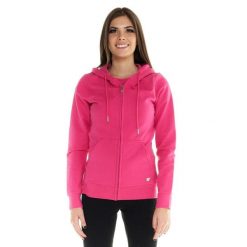 Damska bluza Leone z kapturem Basic zapinanym na zamek na całej długości. Czerwone bluzy damskie LEONE 1947 APPAREL, l, bez wzorów, z tkaniny, z kapturem. W wyprzedaży za 167.70 zł.
