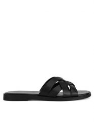 Lasocki Klapki EST-HELENA-01 Czarny. Czarne klapki damskie Lasocki, bez wzorów, ze skóry, bez obcasa, bez zapięcia. Za 139.99 zł.