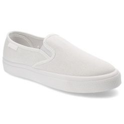 Białe Tenisówki Big Star Wsuwane Obuwie Damskie. Białe obuwie sportowe damskie Big Star, na lato, bez zapięcia, tenisowe. Za 79.99 zł.