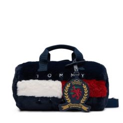 Torebka Tommy Jeans. Niebieskie torebki klasyczne damskie Tommy Jeans, z jeansu, bez dodatków. Za 449.99 zł.