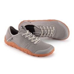 Buty terenowe barefoot unisex Alpine Pro Kerme. Szare obuwie trekkingowe damskie Alpine Pro, bez zapięcia. Za 369.00 zł.