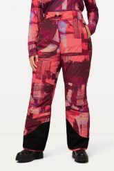 Damskie Spodnie narciarskie wodoodporne rzep osłona przeciwśnieżna. Fioletowe spodnie sportowe damskie Ulla Popken, plus size, bez wzorów, z materiału, narciarskie. Za 639.99 zł.