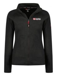 Canadian Peak Kurtka polarowa "Tugeak" w kolorze czarnym rozmiar: M. Czarne kurtki damskie Canadian Peak, m, bez wzorów, z materiału, bez kaptura. Za 83.22 zł.