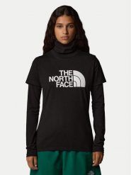 The North Face T-Shirt Easy NF0A8A6D Czarny Regular Fit. Czarne t-shirty damskie The North Face, xs, bez wzorów, z bawełny, bez kołnierzyka. Za 109.99 zł.