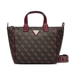 Torebka Guess. Brązowe torebki klasyczne damskie Guess, bez dodatków. Za 549.99 zł.