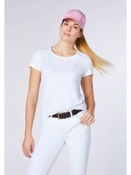 Polo Sylt Koszulka w kolorze białym rozmiar: XXL. Białe koszulki damskie Polo Sylt, xxl, bez wzorów, z bawełny, bez kołnierzyka, bez ramiączek. Za 65.54 zł.