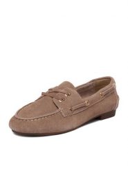 MEXX Mokasyny EO-HY62517-1 Beżowy. Brązowe mokasyny damskie Mexx, ze skóry, bez obcasa. Za 299.99 zł.