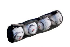 Torba na piłki - mieści do 4 piłek. Czarne torby sportowe POWER SHOT, bez wzorów, z materiału. Za 120.36 zł.