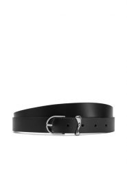 Calvin Klein Pasek Ck Must Loop Belt 25mm K60K613234 Czarny. Czarne paski damskie Calvin Klein, bez wzorów, ze skóry. Za 111.99 zł.