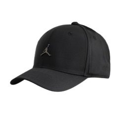 Czapka z daszkiem Air Jordan Rise Structured Metal Jumpman HM5750-010. Czarne czapki z daszkiem damskie Jordan, bez wzorów. Za 169.00 zł.