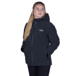 Kurtka WINTER+ 10000mm PROS SPORT model 706. Zielone kurtki sportowe damskie PROS, na jesień, bez wzorów, z materiału, bez kaptura. Za 649.99 zł.