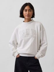 GAP Bluza w kolorze szarym rozmiar: S/M. Szare bluzy damskie GAP, m, bez wzorów, bez kaptura. Za 128.55 zł.