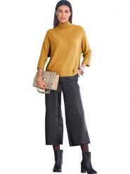 Heine Sweter w kolorze żółtym rozmiar: 46. Żółte swetry klasyczne damskie Heine, bez kołnierzyka. Za 43.99 zł.