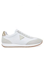 Guess Sneakersy FLJJOG SUE12 Biały. Białe obuwie sportowe damskie Guess, ze skóry, bez zapięcia. Za 279.99 zł.
