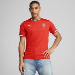 Koszulka piłkarska Puma Portugalia 2025. Bluzki damskie Puma, l, bez wzorów, z materiału, bez kołnierzyka, bez ramiączek. Za 399.99 zł.