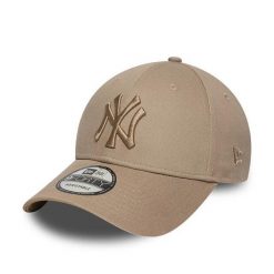 Czapka z daszkiem New Era New York Yankees Nos League Ess 9FORTY. Brązowe czapki z daszkiem damskie New Era, bez wzorów, z bawełny. Za 119.99 zł.