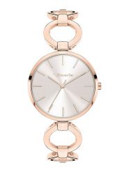 Tamaris Zegarek kwarcowy w kolorze różowozłotym rozmiar: onesize. Różowe, analogowe zegarki damskie Tamaris, ze stali. Za 153.34 zł.