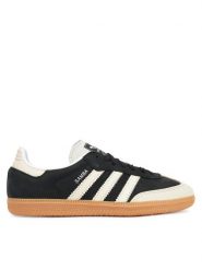 Adidas Sneakersy Samba Og W IE5836 Czarny. Czarne obuwie sportowe damskie Adidas, z nubiku, bez zapięcia. Za 399.99 zł.
