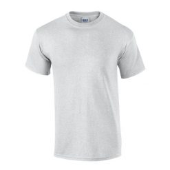 Bawełniana Koszulka Unisex Dla Dorosłych Ultra Ash. Fioletowe bluzki damskie GILDAN, xl, bez wzorów, z bawełny, bez kołnierzyka, bez ramiączek. Za 46.99 zł.