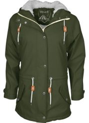 Płaszcz damski Pro-X Elements Kira. Zielone płaszcze damskie PRO-X ELEMENTS, bez wzorów, z polaru, bez kaptura. Za 526.00 zł.