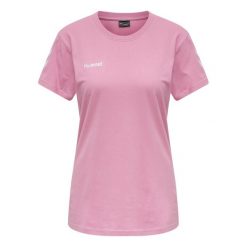 Koszulka damska Hummel hmlGO. Czerwone koszulki sportowe damskie Hummel, xs, bez wzorów, bez ramiączek, do piłki nożnej. Za 118.50 zł.