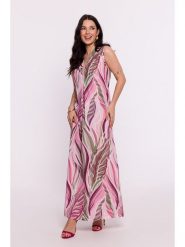 Be Wear Sukienka w kolorze jasnoróżowym rozmiar: XL. Różowe sukienki damskie Be Wear, bez wzorów, bez ramiączek. Za 128.55 zł.