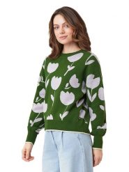 Scotch & Soda Sweter w kolorze jasnoszaro-zielonym rozmiar: M. Zielone swetry klasyczne damskie Scotch & Soda, m, z bawełny, bez kołnierzyka. Za 175.67 zł.