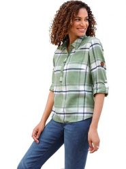 WITT WEIDEN Bluzka w kolorze zielonym rozmiar: 46. Zielone bluzki damskie WITT WEIDEN, bez wzorów, z bawełny, bez kołnierzyka, bez ramiączek. Za 43.57 zł.