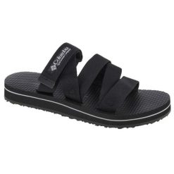 Klapki Columbia W Alava Slide Sandal W 2027331010 czarne. Czarne klapki damskie bez wzorów, z gumy, bez obcasa, bez zapięcia. W wyprzedaży za 311.49 zł.