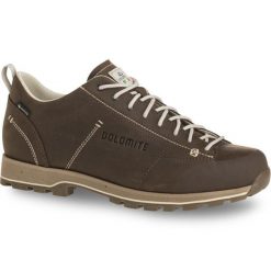 Buty Dolomite 54 LOW FG GTX DARK BROWN. Brązowe obuwie trekkingowe damskie Dolomite, z gore-texu, bez zapięcia. Za 420.00 zł.