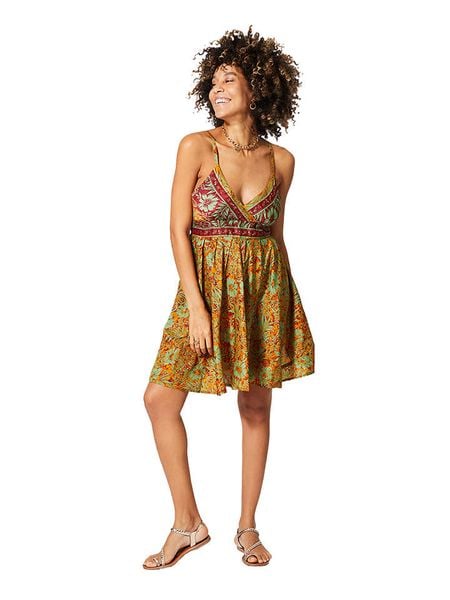 Ipanima Sukienka w kolorze pomarańczowo-zielonym rozmiar: 34/36. Pomarańczowe sukienki damskie Ipanima, bez wzorów, klasyczne, bez ramiączek. Za 41.49 zł.