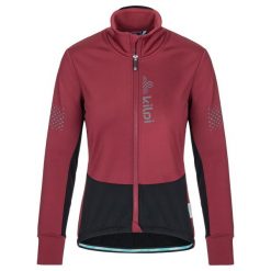 Damska kurtka rowerowa softshell Kilpi VELOVER-W. Czerwone kurtki sportowe damskie Kilpi, l, bez wzorów, z softshellu, bez kaptura. Za 473.69 zł.