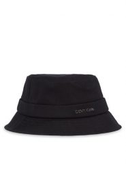 Calvin Klein Kapelusz Back Tie Bucket K60K613161 Czarny. Czarne kapelusze damskie Calvin Klein, bez wzorów, z bawełny. Za 129.99 zł.