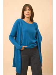 Just Cashmere Kaszmirowy kardigan "Brooke" w kolorze niebieskim rozmiar: L. Niebieskie kardigany damskie Just Cashmere, l, bez wzorów, z kaszmiru. Za 500.99 zł.
