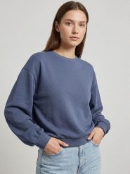 MOSS COPENHAGEN Bluza "Brionna" w kolorze niebieskim rozmiar: XS/S. Niebieskie bluzy damskie Moss Copenhagen, s, bez wzorów, bez kaptura. Za 124.11 zł.