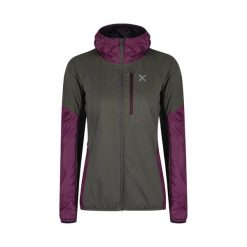 Damska kurtka z kapturem Montura Alpha Evo. Zielone kurtki damskie MONTURA, bez wzorów, z kapturem. W wyprzedaży za 841.50 zł.