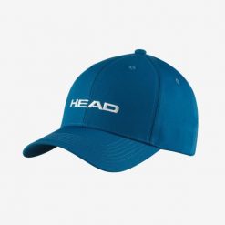 Czapka Head Promotion. Niebieskie czapki damskie Head, bez wzorów, z bawełny. Za 122.50 zł.