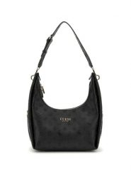 Guess Torebka Phoebe HWPD96 65020 Czarny. Czarne listonoszki damskie Guess, ze skóry, bez dodatków. Za 389.99 zł.