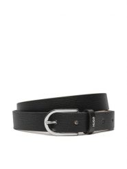 Hugo Pasek Damski Zoey-C Sz25 50516558 Czarny. Czarne paski damskie Hugo, bez wzorów, ze skóry. Za 279.99 zł.