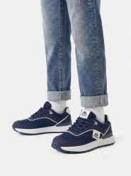 Kappa Sneakersy CEO-CP40-241216YX(CH) Granatowy. Niebieskie buty sportowe chłopięce Kappa, z materiału, bez zapięcia. Za 139.99 zł.
