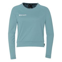 Bluza crop Kempa. Czarne bluzy damskie Kempa, l, bez wzorów, z materiału, bez kaptura. Za 170.10 zł.
