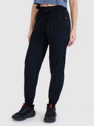 4F Spodnie dresowe w kolorze czarnym rozmiar: XL. Czarne spodnie dresowe damskie 4F, xl, bez wzorów, z dresówki. Za 91.34 zł.