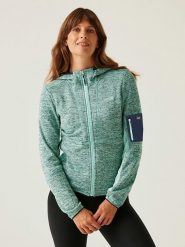 Regatta Kurtka polarowa "Kemilia" w kolorze błękitnym rozmiar: 36. Niebieskie kurtki damskie Regatta, bez wzorów, z materiału, bez kaptura. Za 140.86 zł.