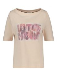 Gerry Weber Koszulka w kolorze jasnoróżowym rozmiar: 36. Różowe bluzki damskie Gerry Weber, bez wzorów, z bawełny, bez kołnierzyka, bez ramiączek. Za 79.03 zł.